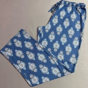 Flora Nikrooz Pajama Pants Wide Leg Stretchy Size Medium NWOT